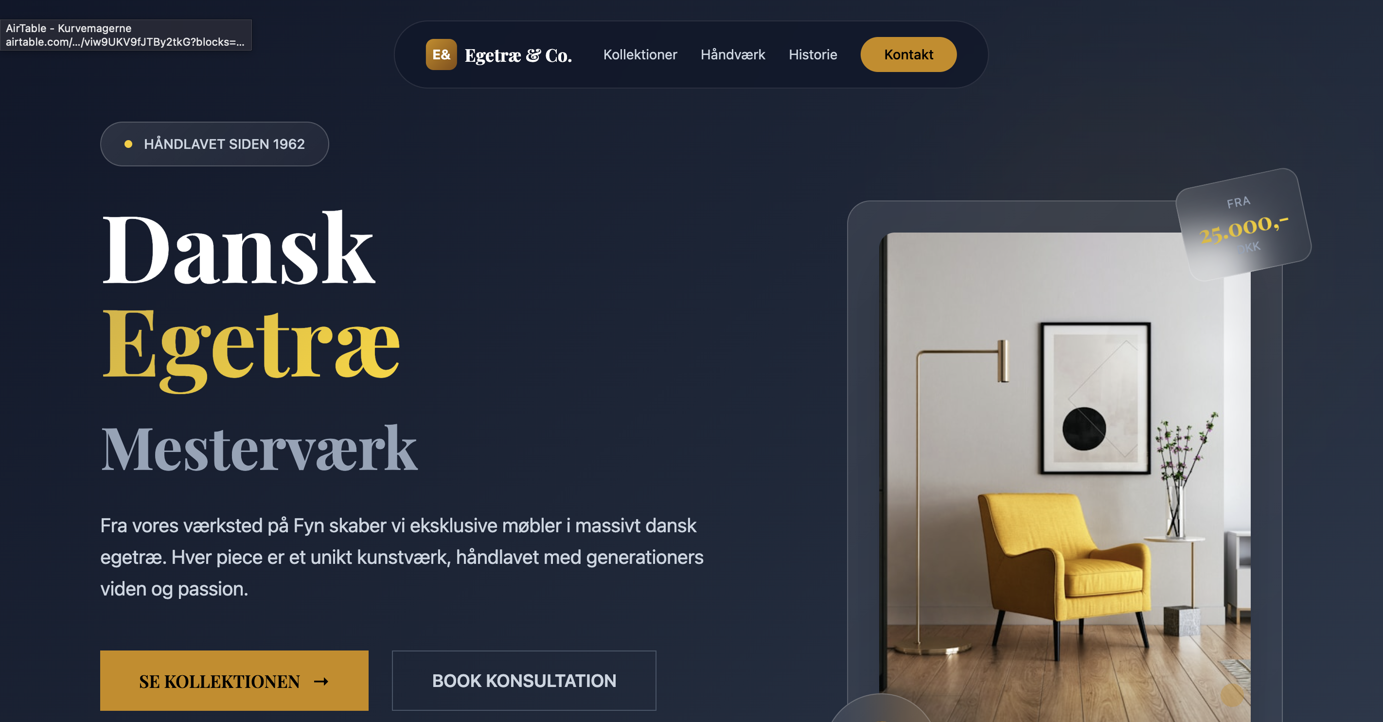 Egetræ & Co projekt - udvikling og marketing